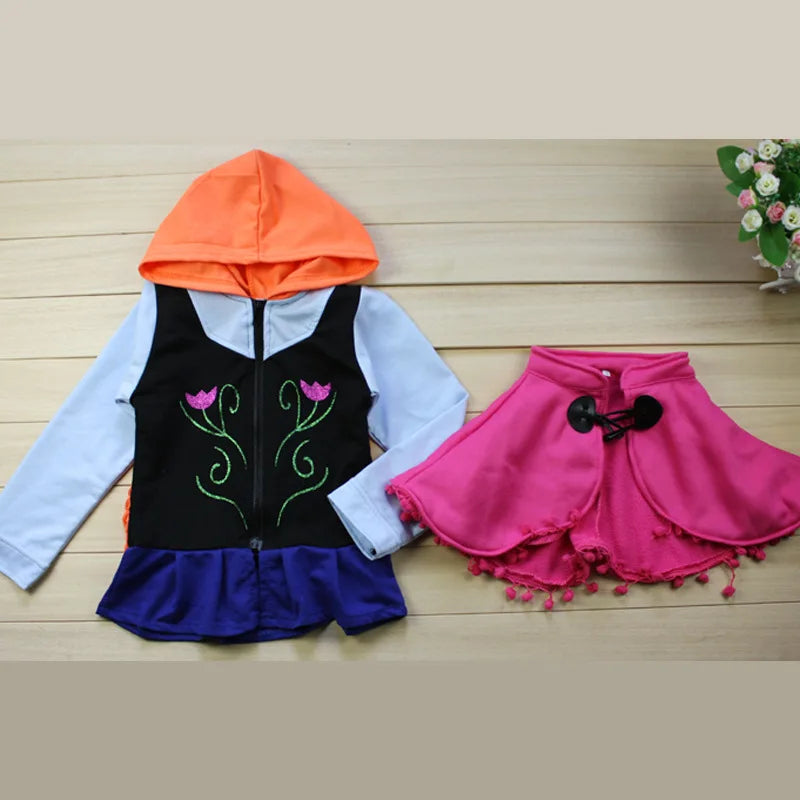 Snow White Inspired Child's Costume with Hood