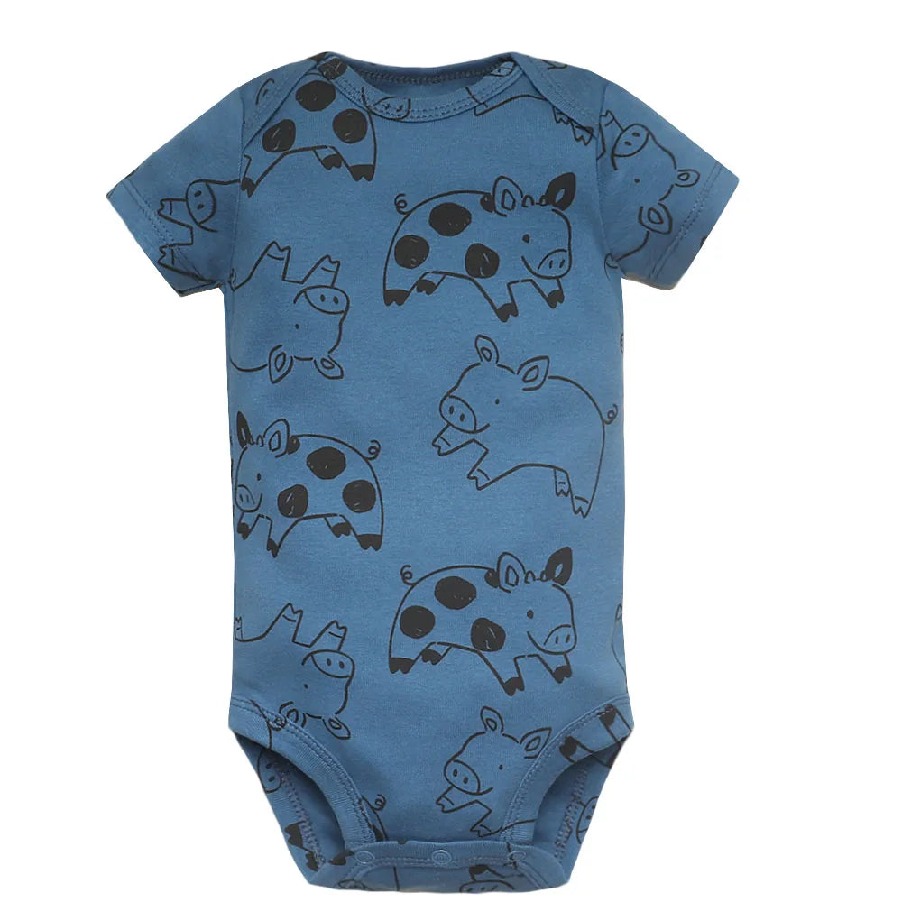 5-Pack Cotton Bodysuits for Baby