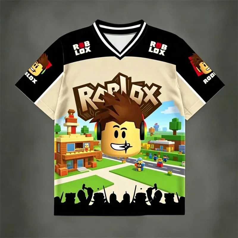 Camiseta Infantil Estampada de Estilo Gamer