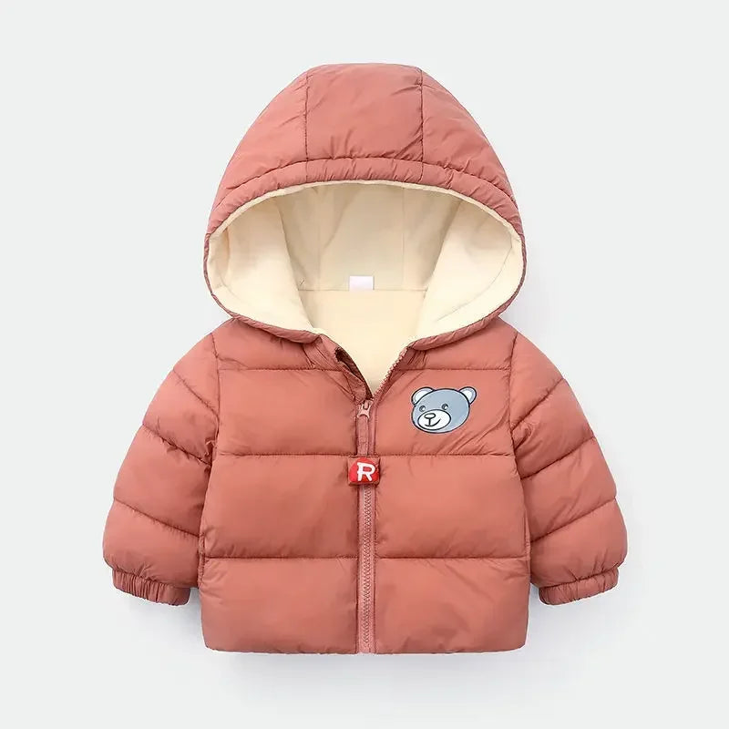 Chaqueta Infantil de Invierno con Capucha para Niño