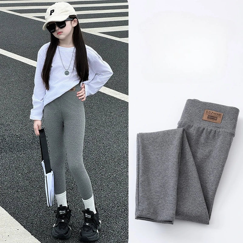 Legging Infantil de Algodón con Cintura Alta