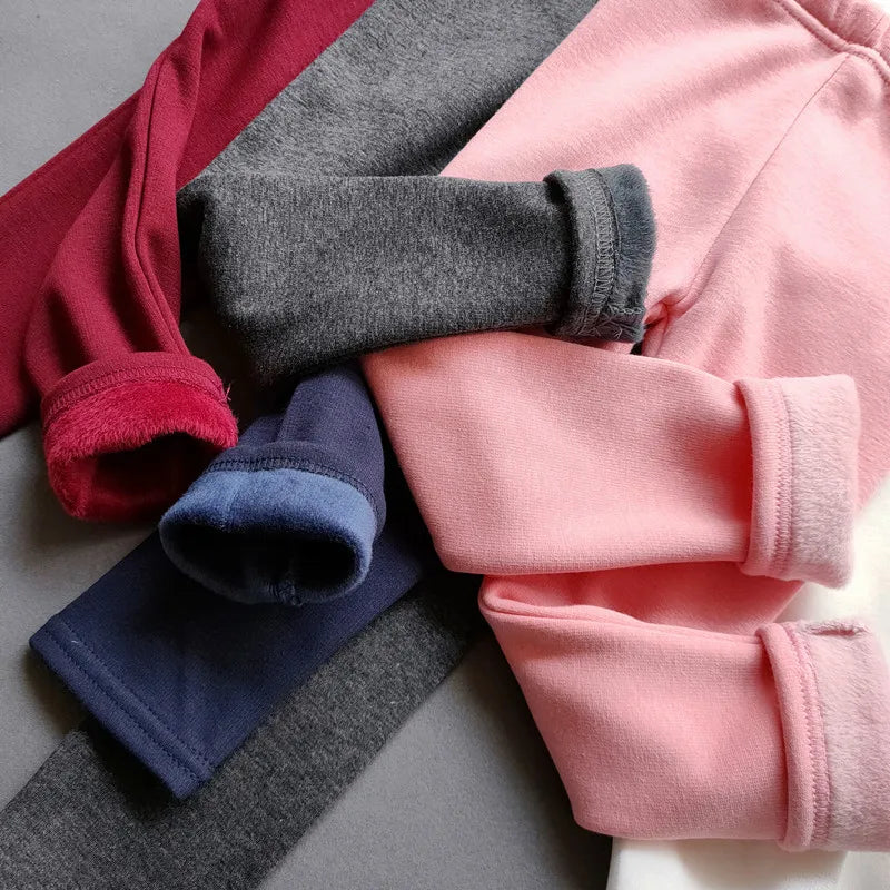 Pantalon enfant en coton avec taille élastique
