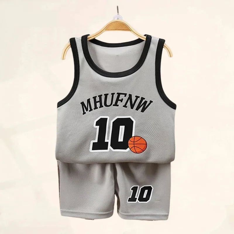 Conjunto Deportivo de Baloncesto Infantil sin Mangas