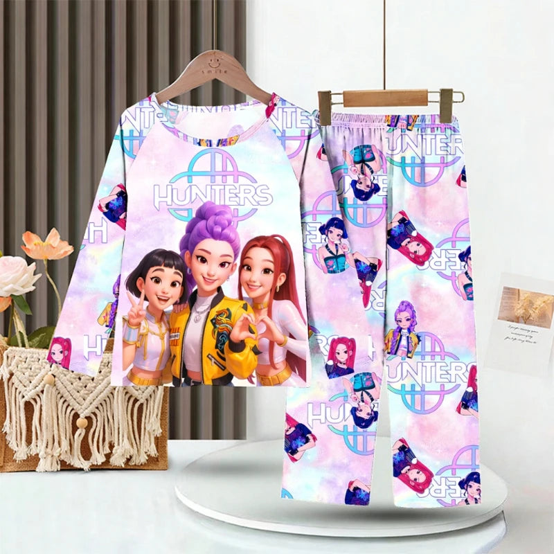 Pijama infantil de manga larga con estampado de estilo divertido