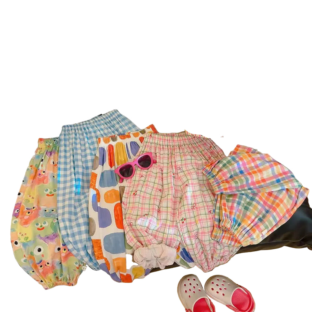Pantalon ample à fleurs pour enfant