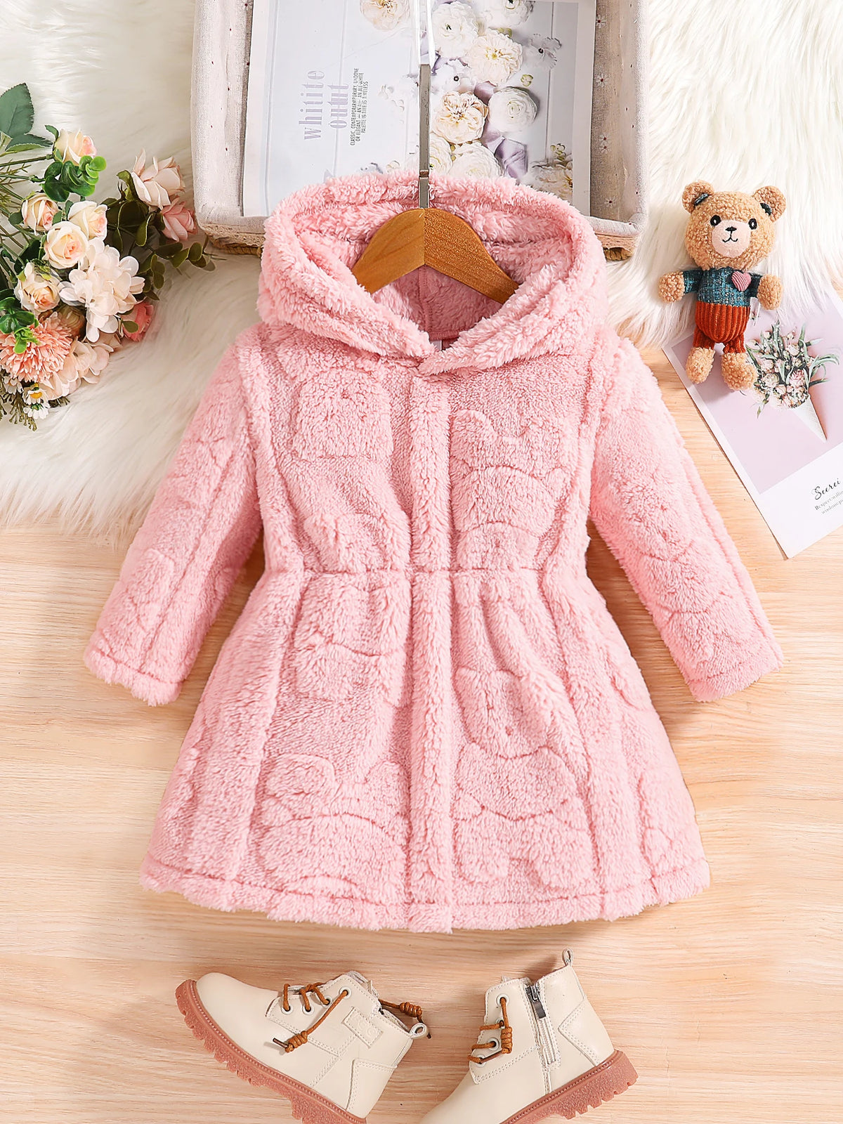 Chaqueta Infantil de Pana con Capucha