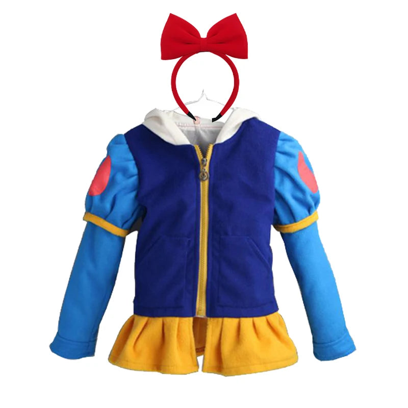 Disfraz Infantil Inspirado en Princesa Blancanieves con Capucha