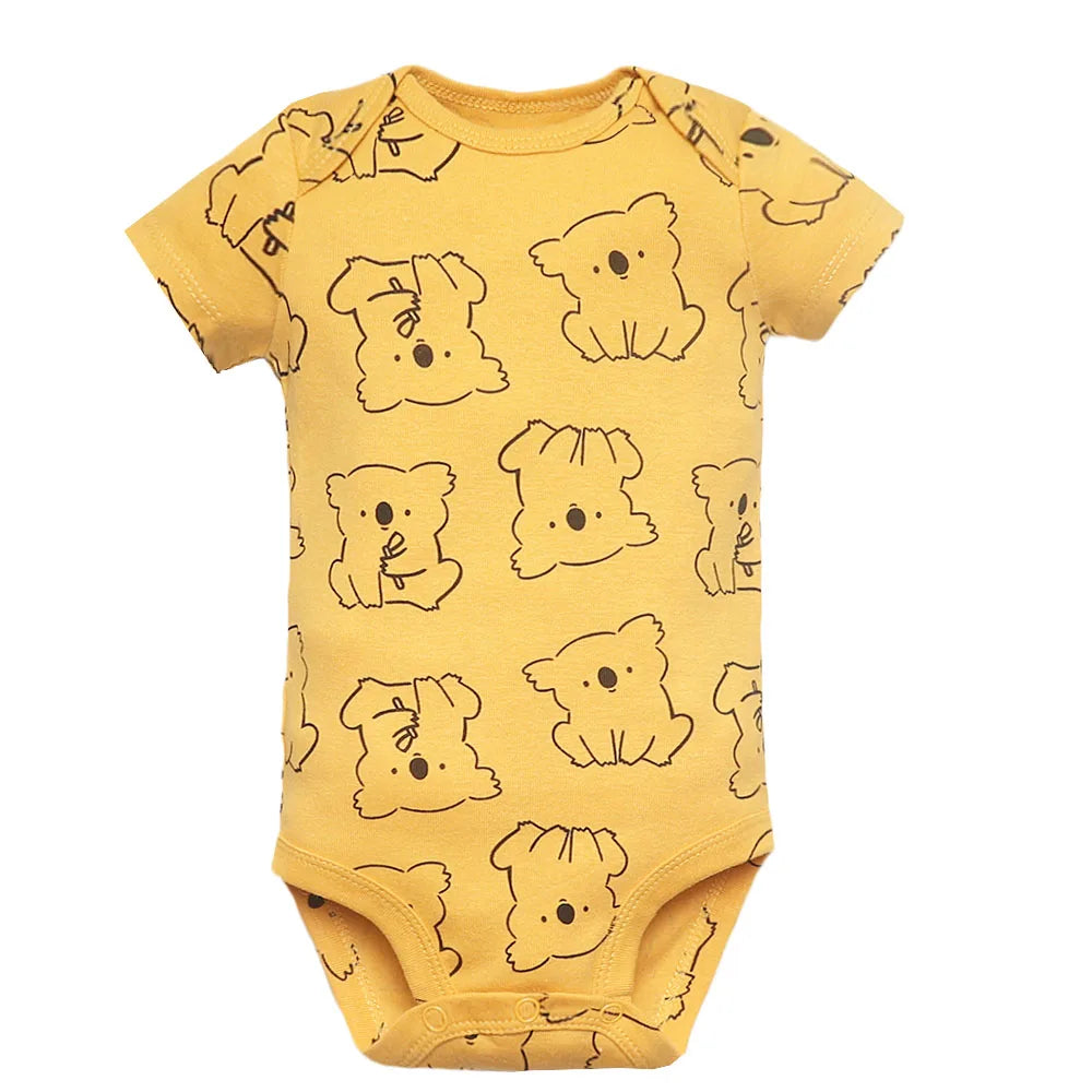 5-Pack Cotton Bodysuits for Baby