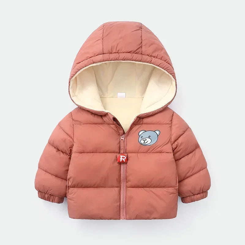 Chaqueta Infantil de Invierno con Capucha para Niño