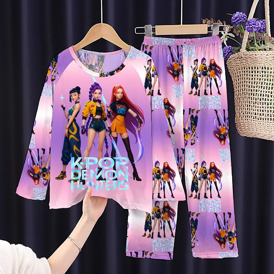 Pijama infantil de manga larga con estampado de estilo divertido