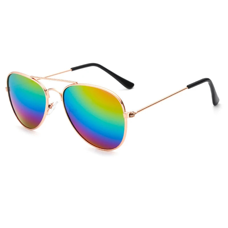 Kids' Aviator Metal Sunglasses