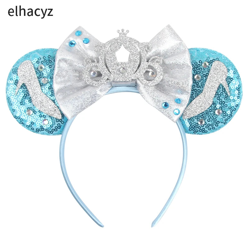 Diadema Infantil con Orejas y Lazo de Estilo Cartoon