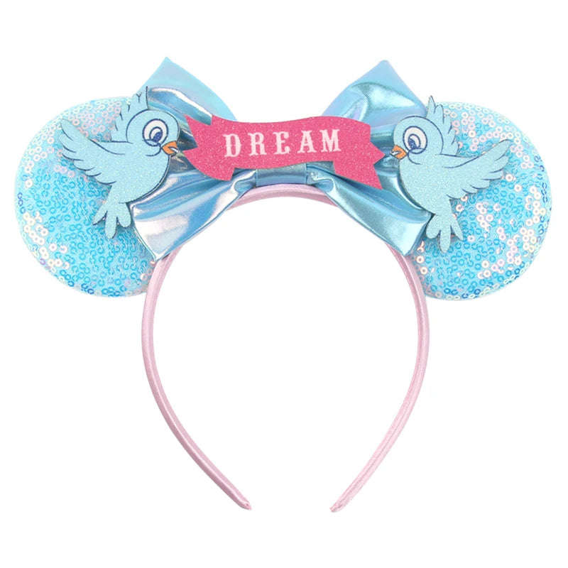 Diadema Infantil con Orejas y Lazo de Estilo Cartoon