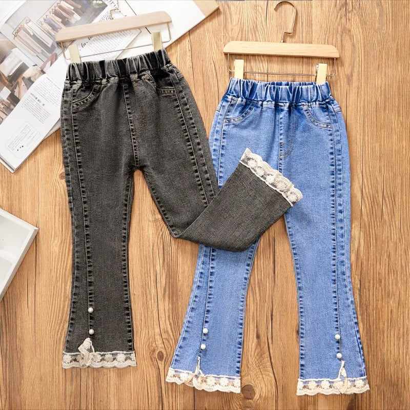 Jeans Infantil Bootcut con Cintura Elástica