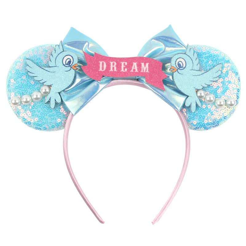 Diadema Infantil con Orejas y Lazo de Estilo Cartoon