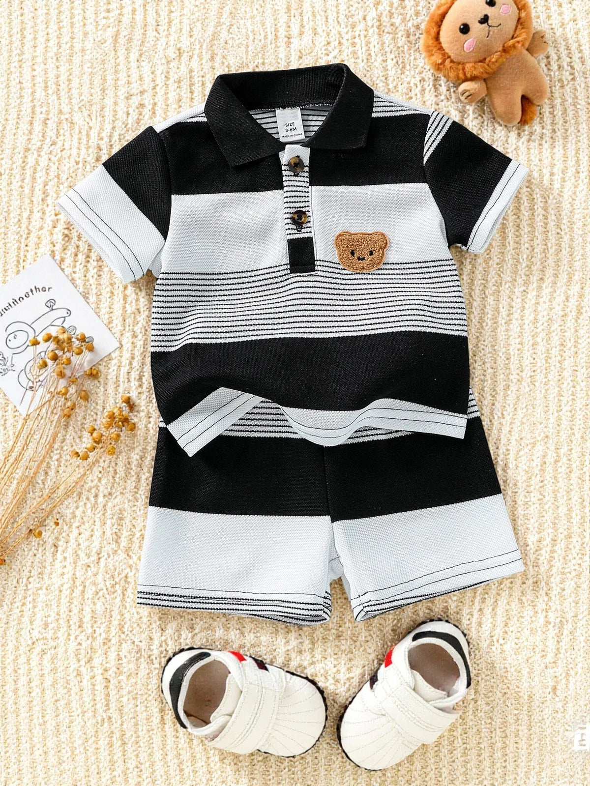 Conjunto de Verano a Rayas para Bebé Niño