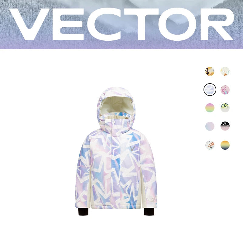 Chaqueta Infantil de Esquí Impermeable para Niño