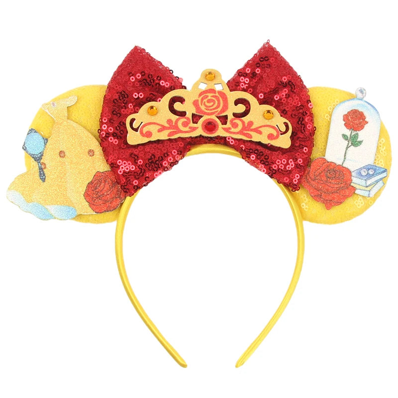 Diadema Infantil con Orejas y Lazo de Estilo Cartoon