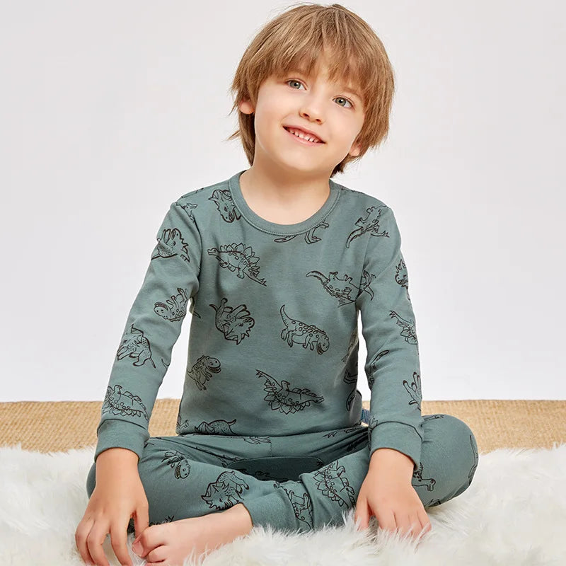 Pijama de Algodón con Estampado de Astronauta