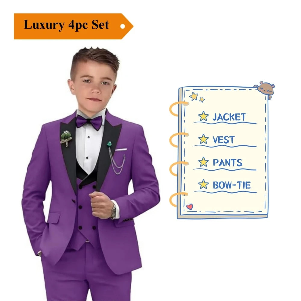 Traje Formal Infantil de Tres Piezas para Niño